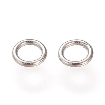 6mm metallring stängd 50st stål