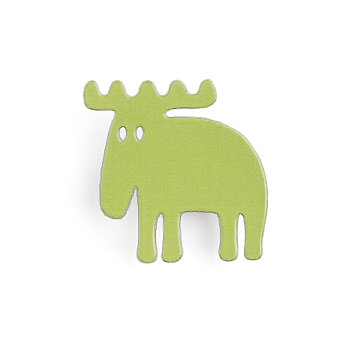 Magnet Moose, lime green