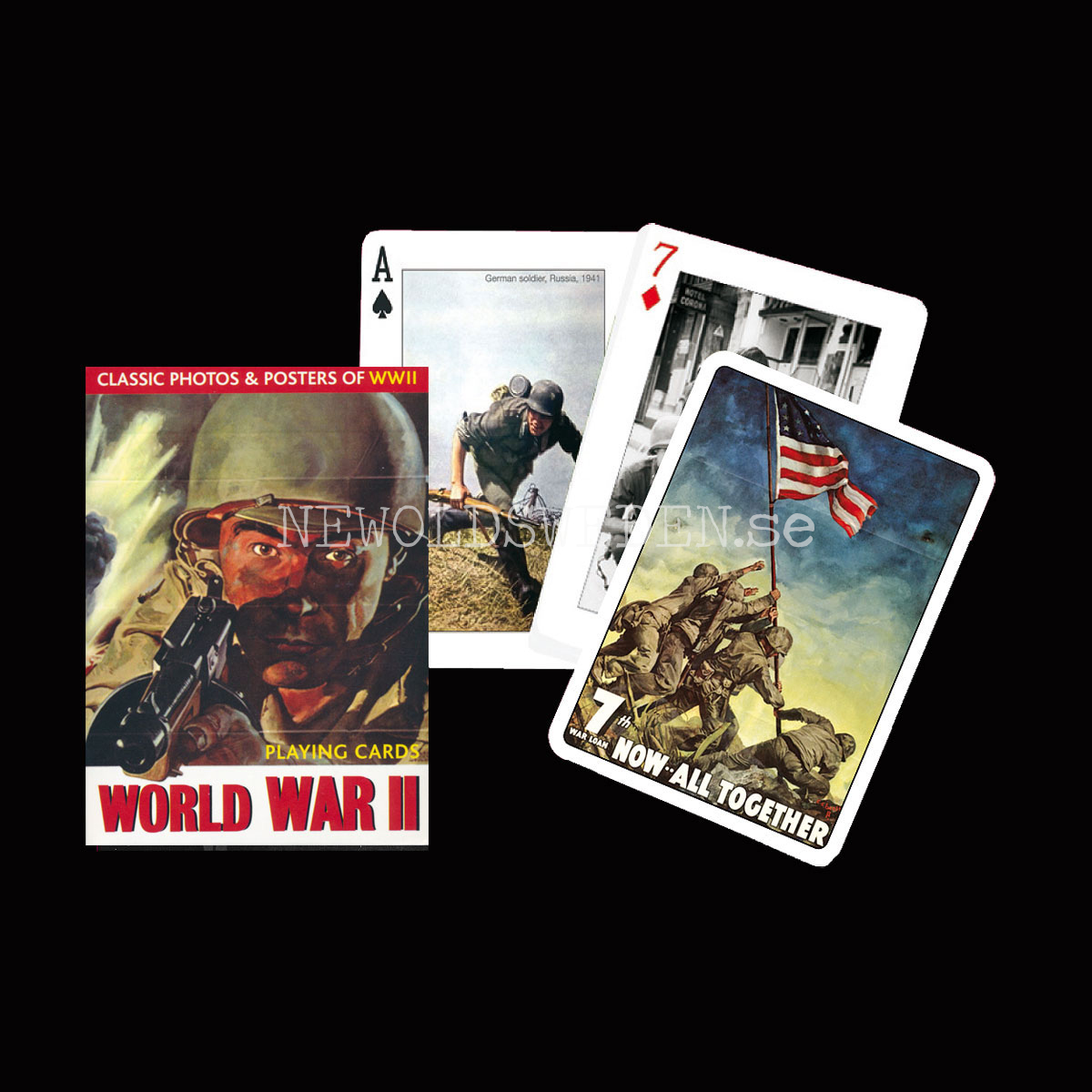 WORLD WAR II Collectors' Cards Kortlek PIATNIK