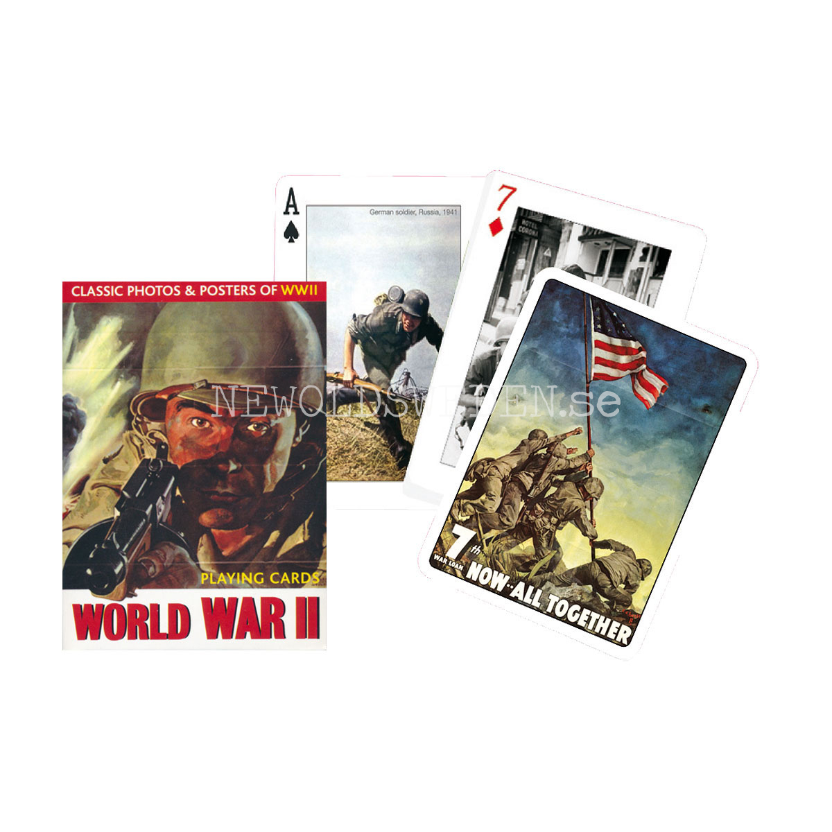 WORLD WAR II Collectors' Cards Kortlek PIATNIK - 3
