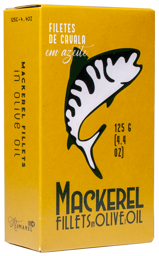 Ati Manel, Makrillfiléer i olivolja - 125g