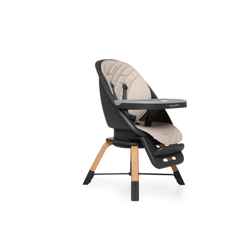 3i1 barnmatstol med 360 graders rotering Choc2 - Beige - 3
