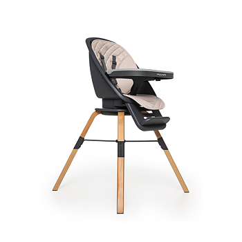 3i1 barnmatstol med 360 graders rotering Choc2 - Beige