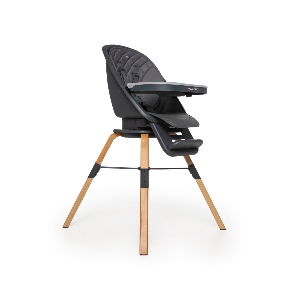 3i1 barnmatstol med 360 graders rotering Choc2 - Graphite - 2