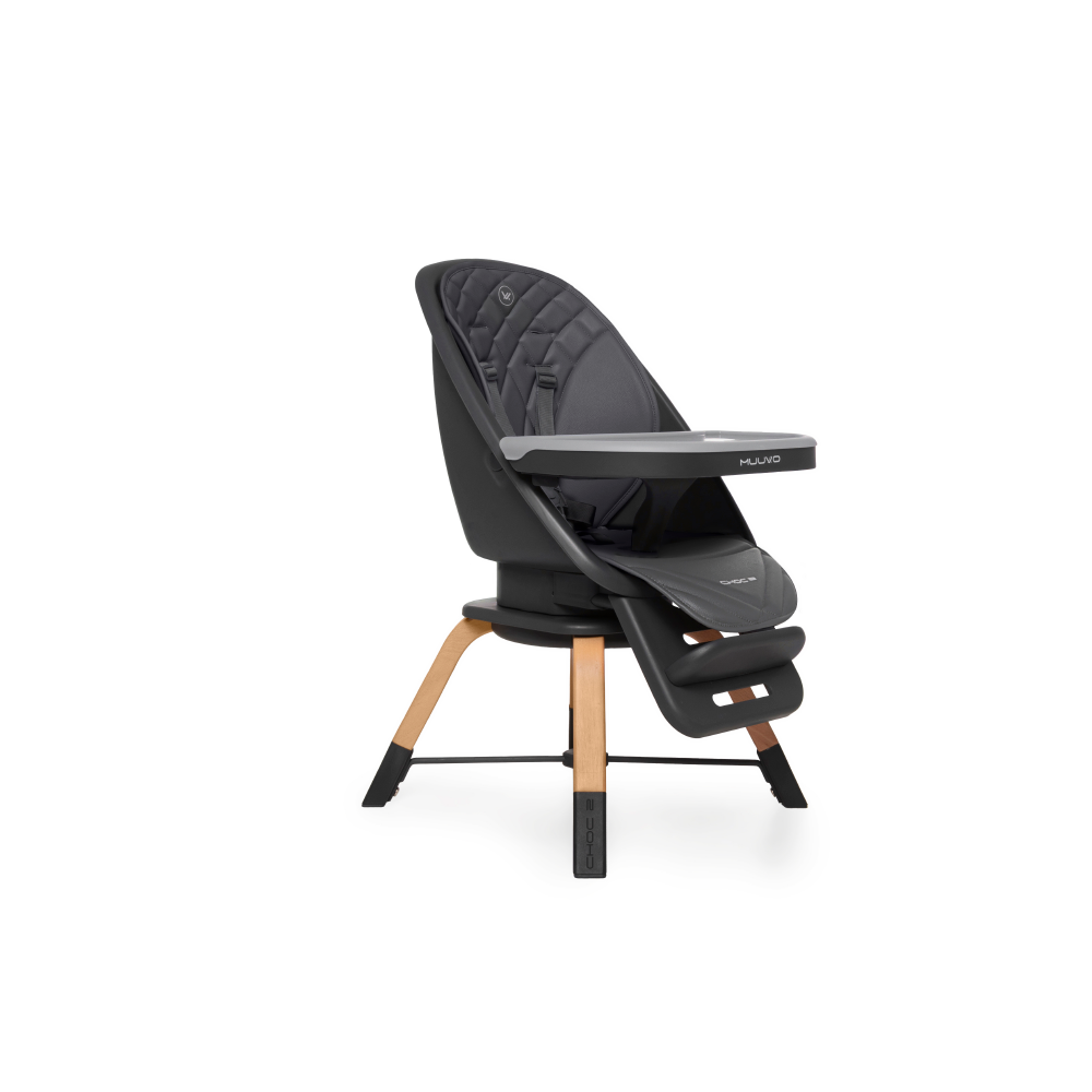 3i1 barnmatstol med 360 graders rotering Choc2 - Graphite - 3