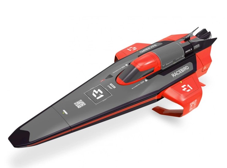 Racebird Lite E1 Hydrofoil 1/14 skala Elbåt RTR Röd