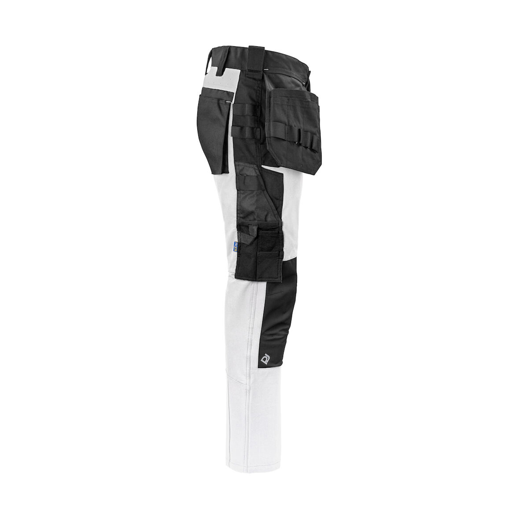 Hantverksbyxa Stretch ProJob Vit - 3