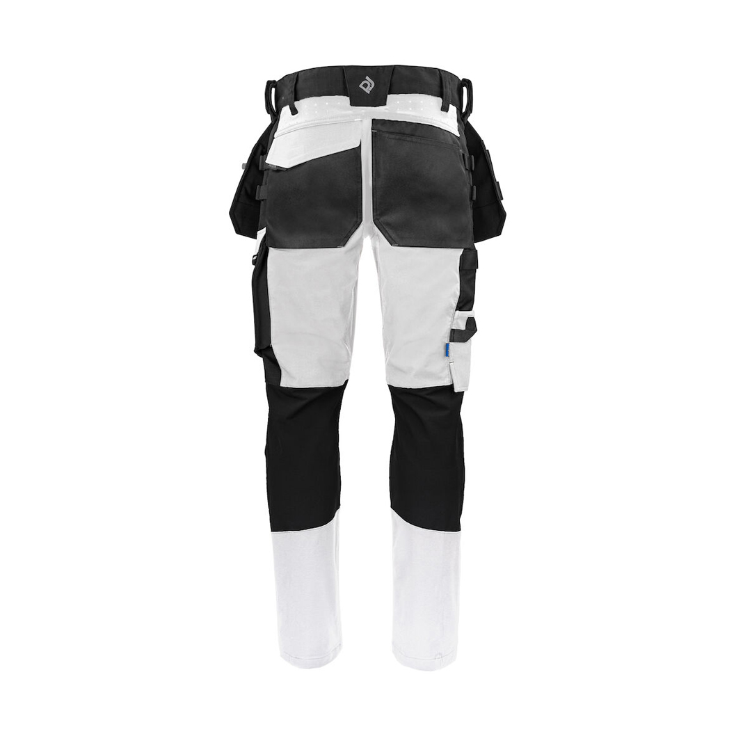 Hantverksbyxa Stretch ProJob Vit - 4