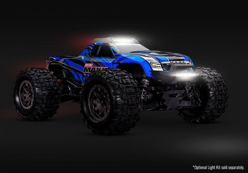 Traxxas Mini MAXX RTR TQ BL-2s Blå - USB-C Laddare / 2s LiPo - 14