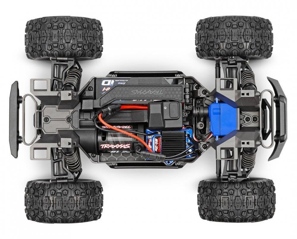 Traxxas Mini MAXX RTR TQ BL-2s Blå - USB-C Laddare / 2s LiPo - 11