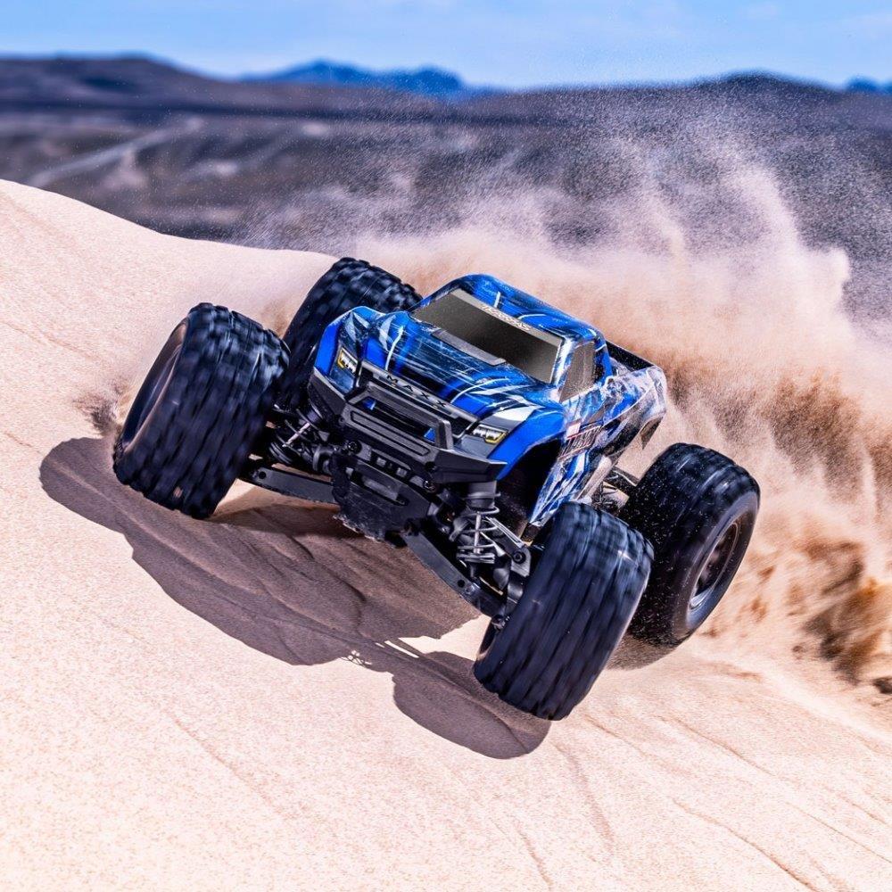 Traxxas Mini MAXX RTR TQ BL-2s Blå - USB-C Laddare / 2s LiPo - 5