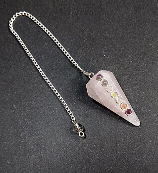 Rosenkvarts  Chakra Pendel