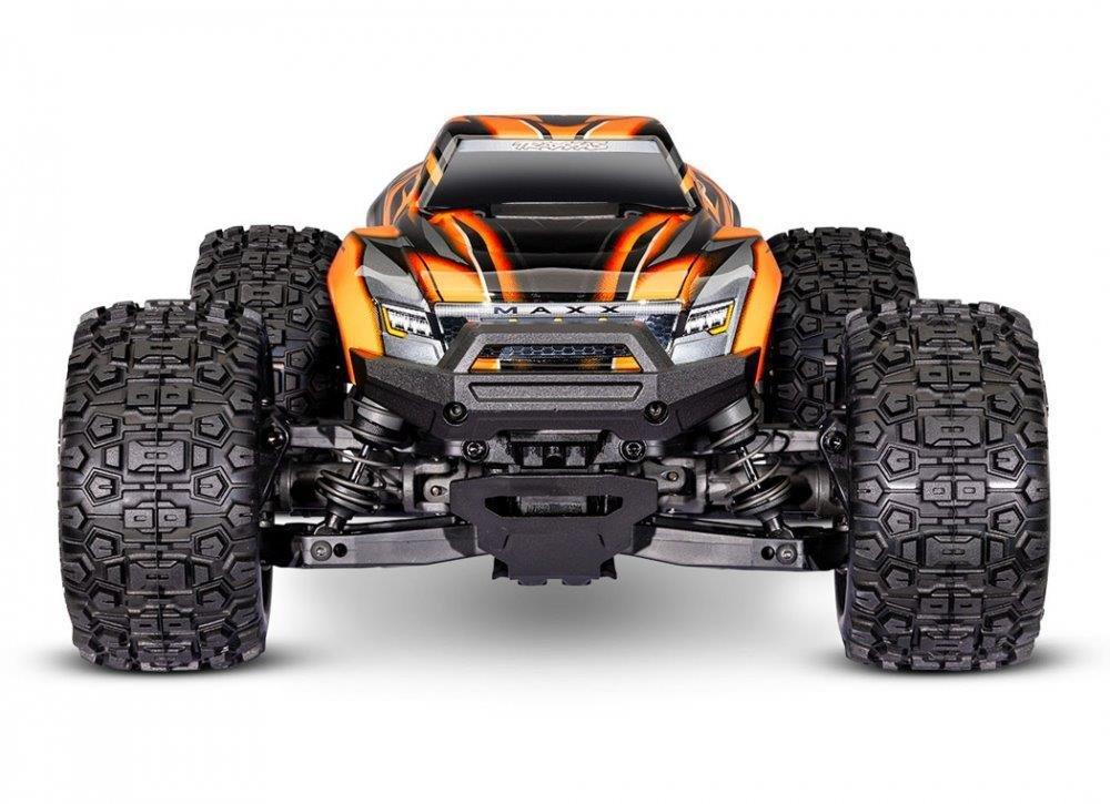 Traxxas Mini MAXX RTR TQ BL-2s Orange - USB-C Laddare / 2s LiPo - 2