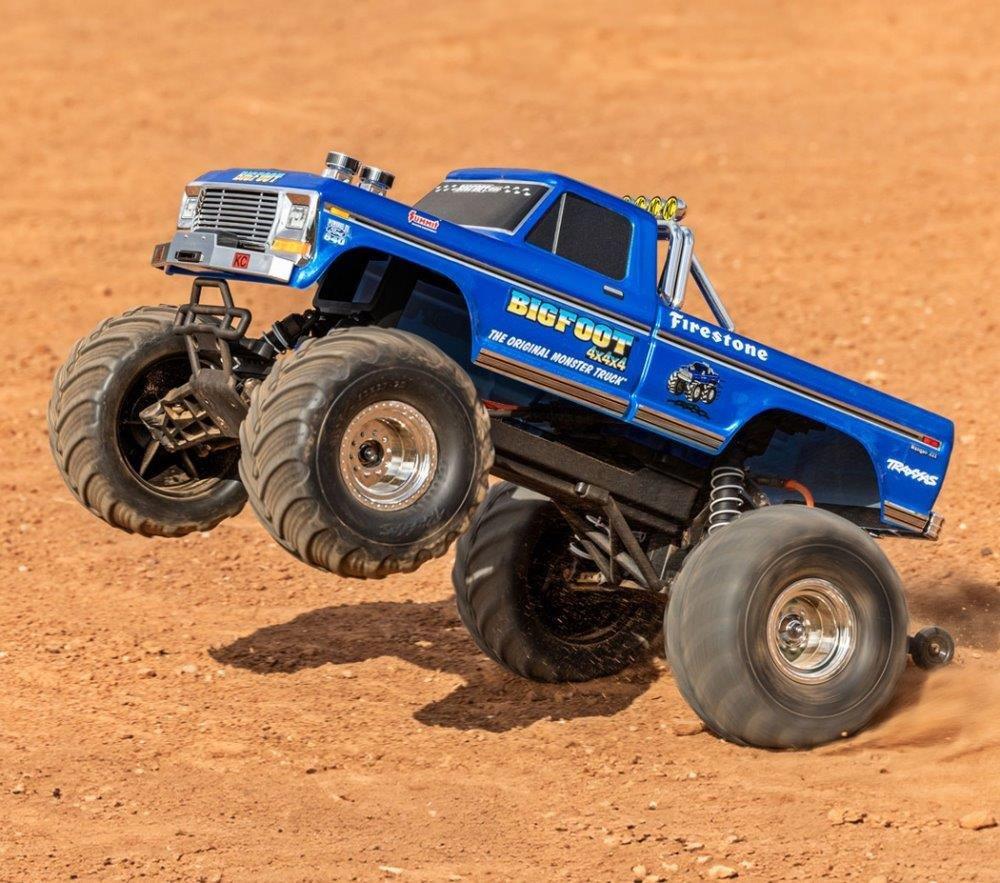 Traxxas BIGFOOT No.1 1/10 RTR TQ EHD USB-C Laddare/ 7 cell NiMH 3000mAh - 10