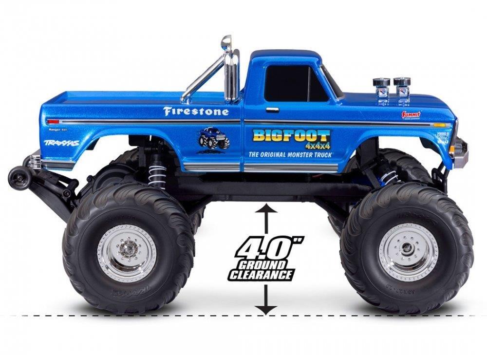 Traxxas BIGFOOT No.1 1/10 RTR TQ EHD USB-C Laddare/ 7 cell NiMH 3000mAh - 5