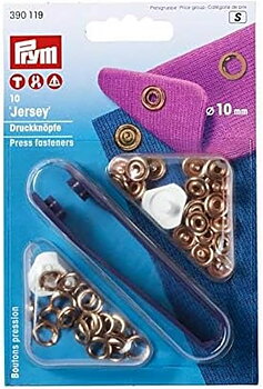 Jersey Tryckknappar Koppar 10mm