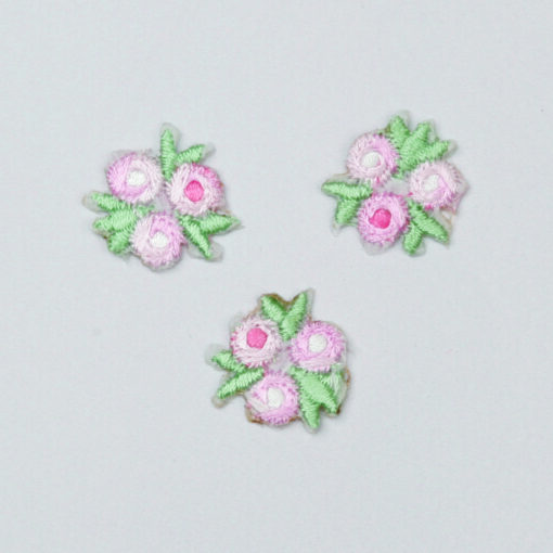 Liten Rosa Blomma strykmärke