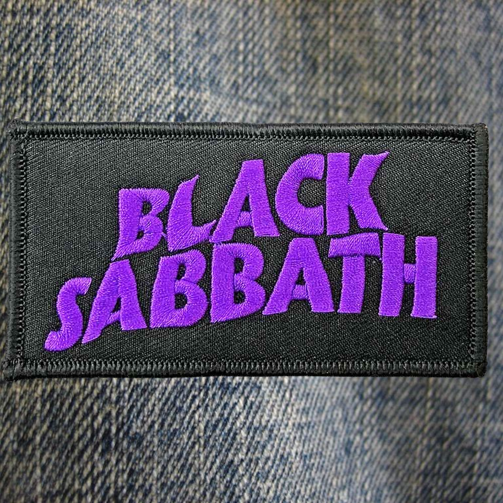 BLACK SABBATH - PATCH, WAVY LOGO (STANDARD)