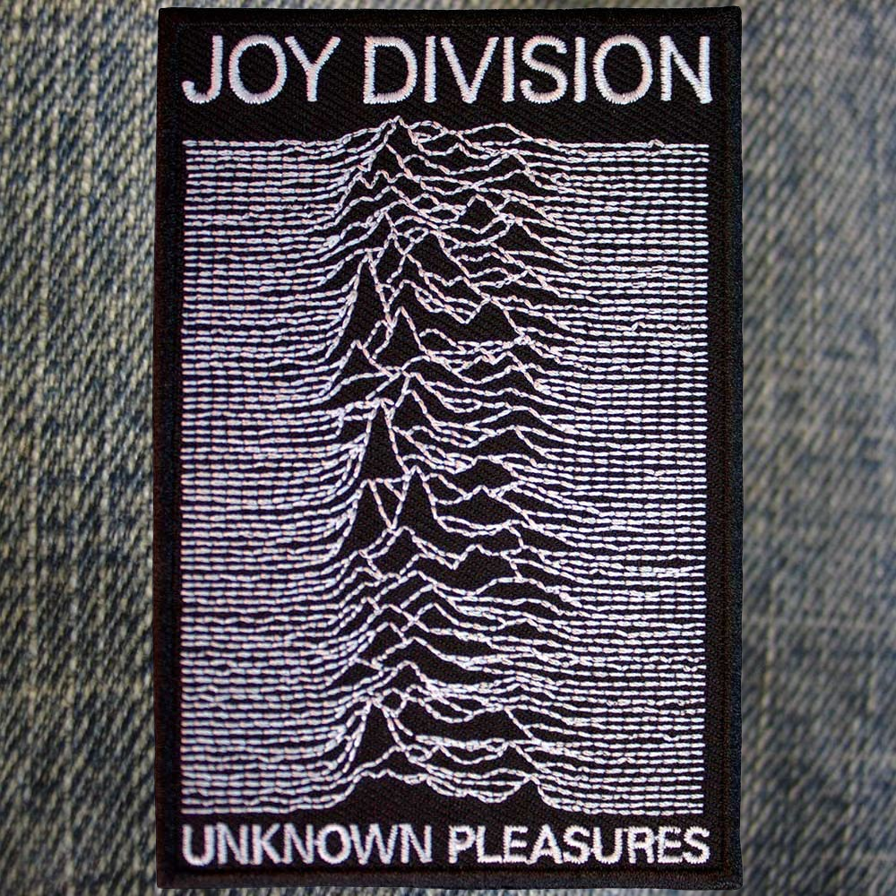 JOY DIVISION - PATCH, UNKNOWN PLEASURE (STANDARD)