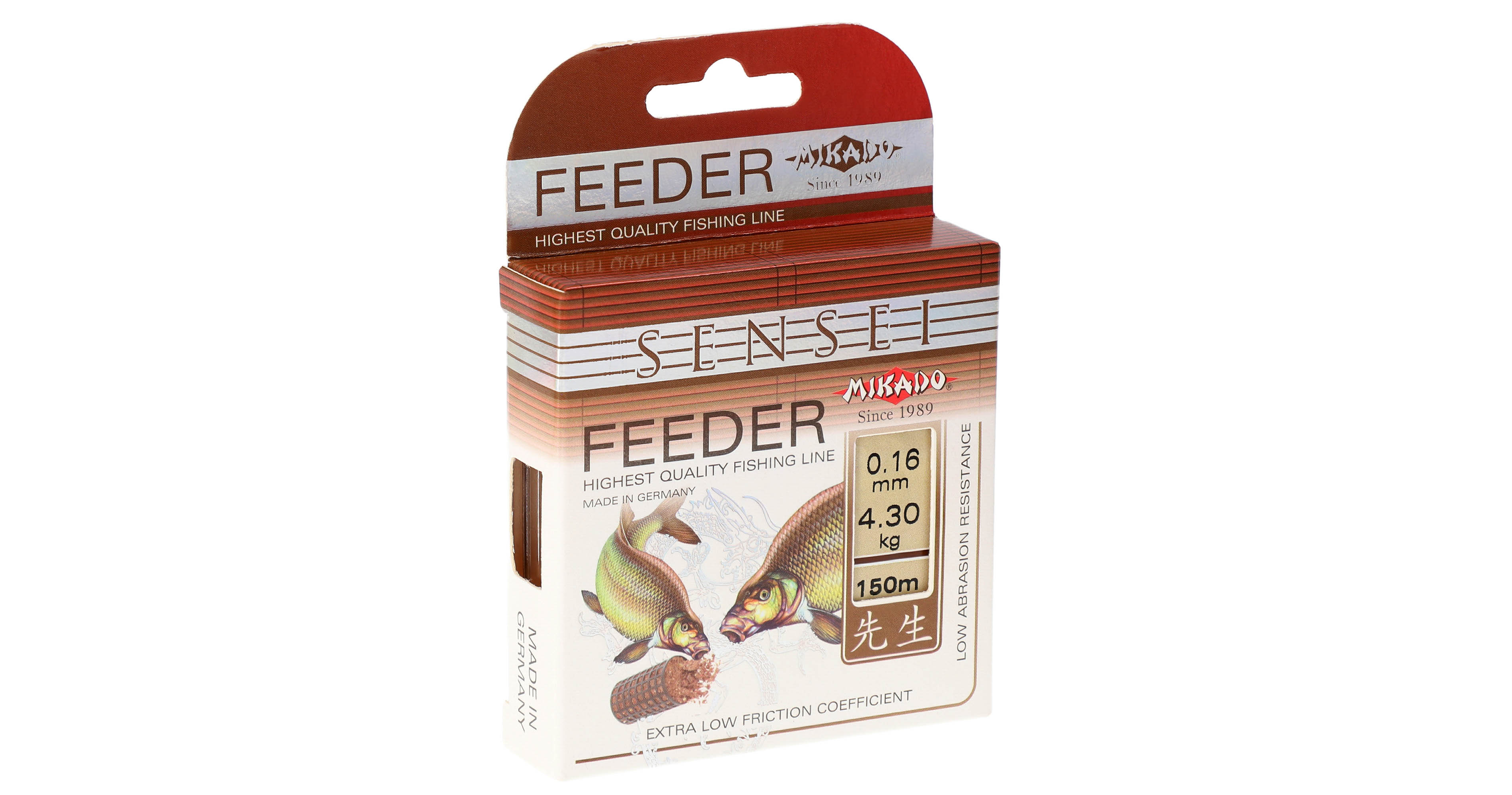 MIKADO LINE - SENSEI FEEDER - 150M BLACK MONOFILAMENT - 3