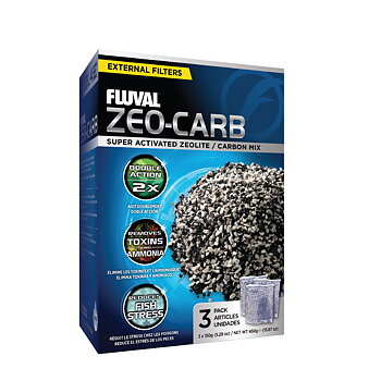 Fluval Zeo-Carb Till Fluval Ytterfilter 3x150g