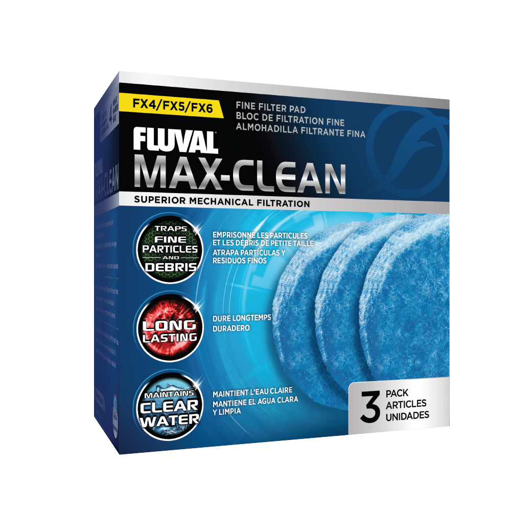 Fluval Max-Clean för FX2/FX4/FX5/FX6 ytterfilter, 3-pack