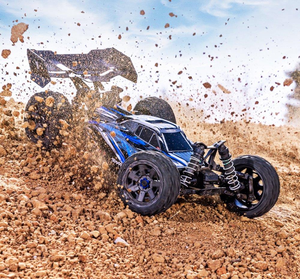 Traxxas Jato 4x4 1/8 BL-2s EHD RTR Blå - 10