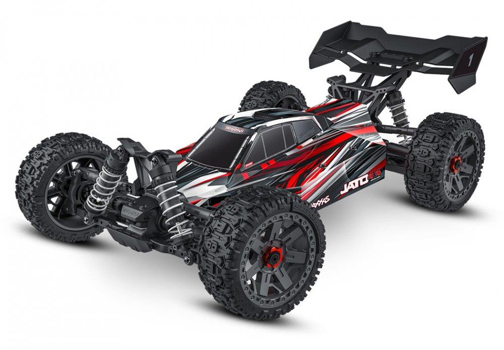 Traxxas Jato 4x4 1/8 BL-2s EHD RTR Röd - 2