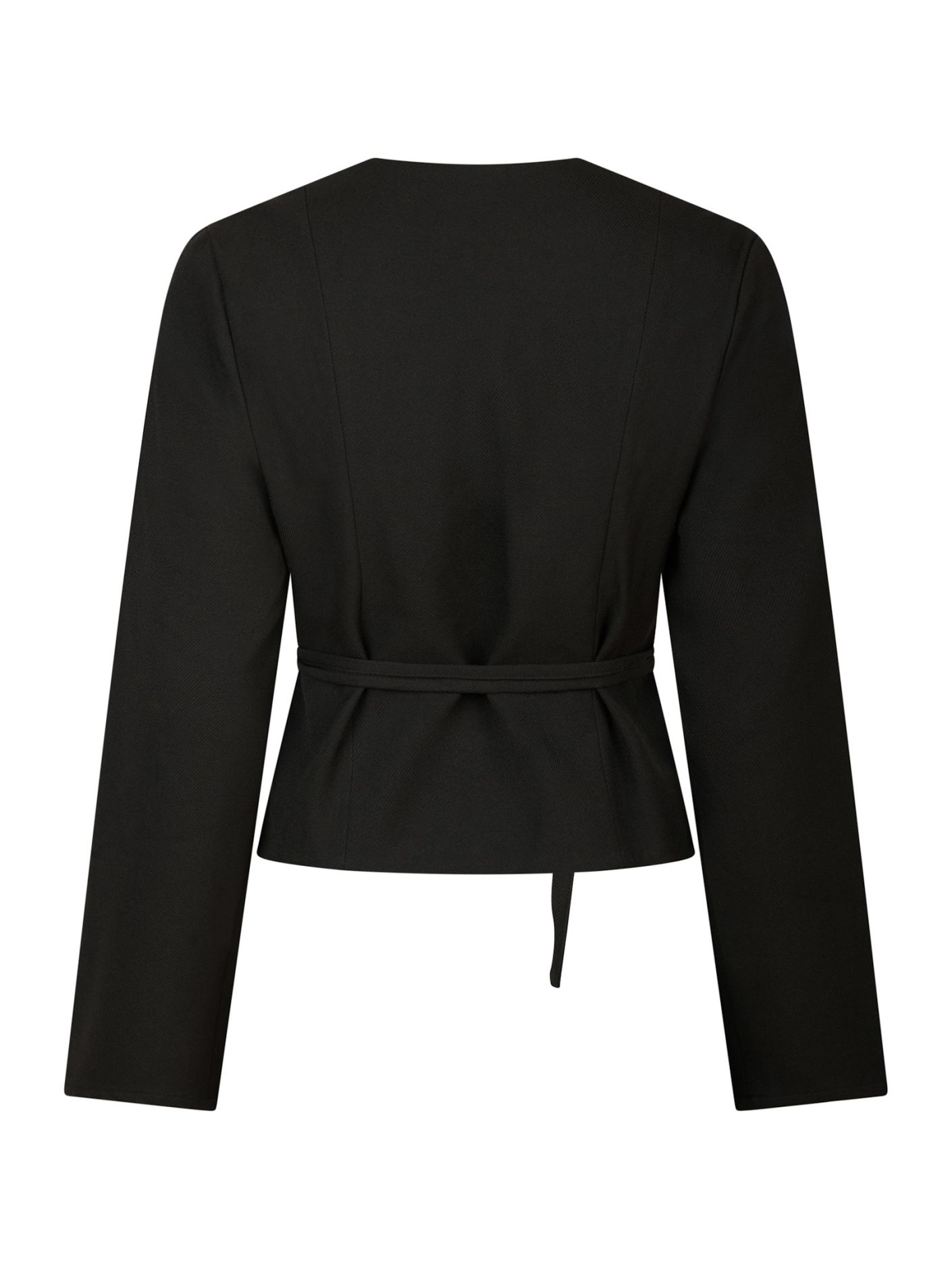 Neo Noir  - Simmi Wrap Blouse Black - 4