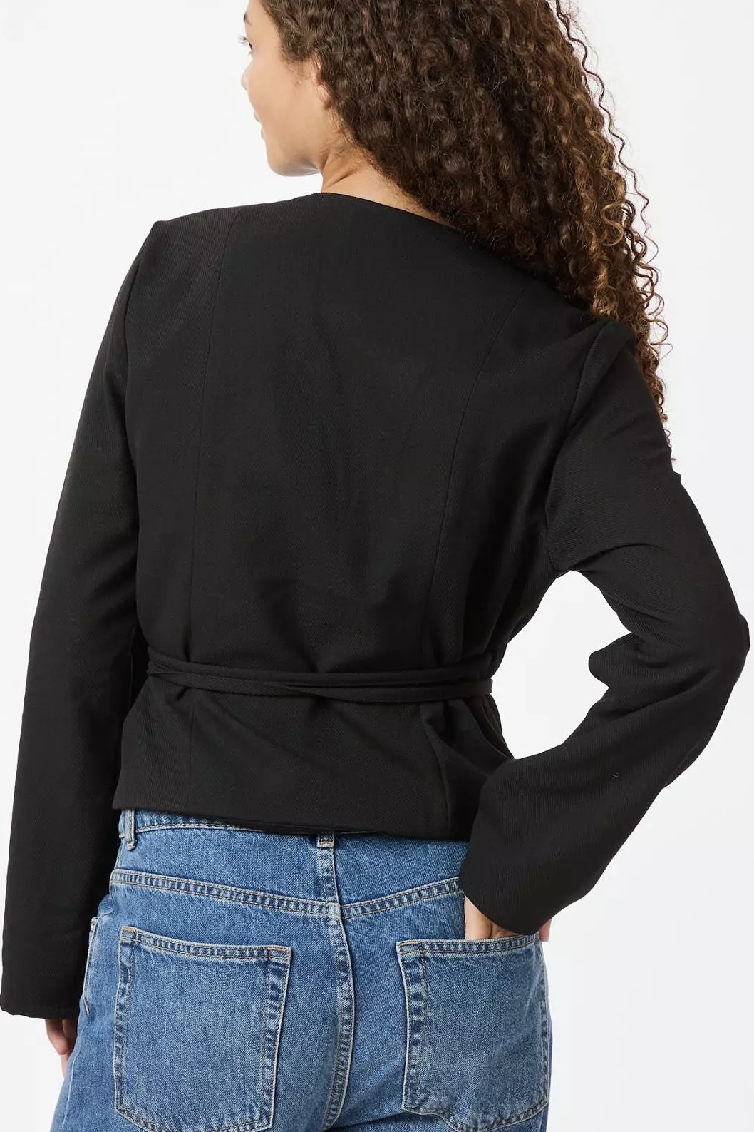 Neo Noir  - Simmi Wrap Blouse Black - 3