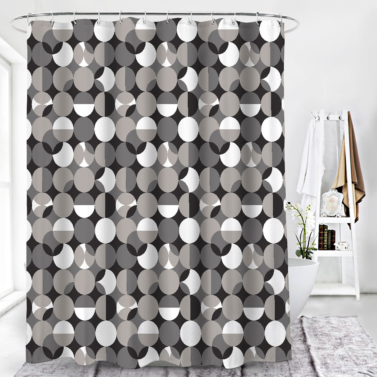 Duschy Shower curtain Månfas - 2