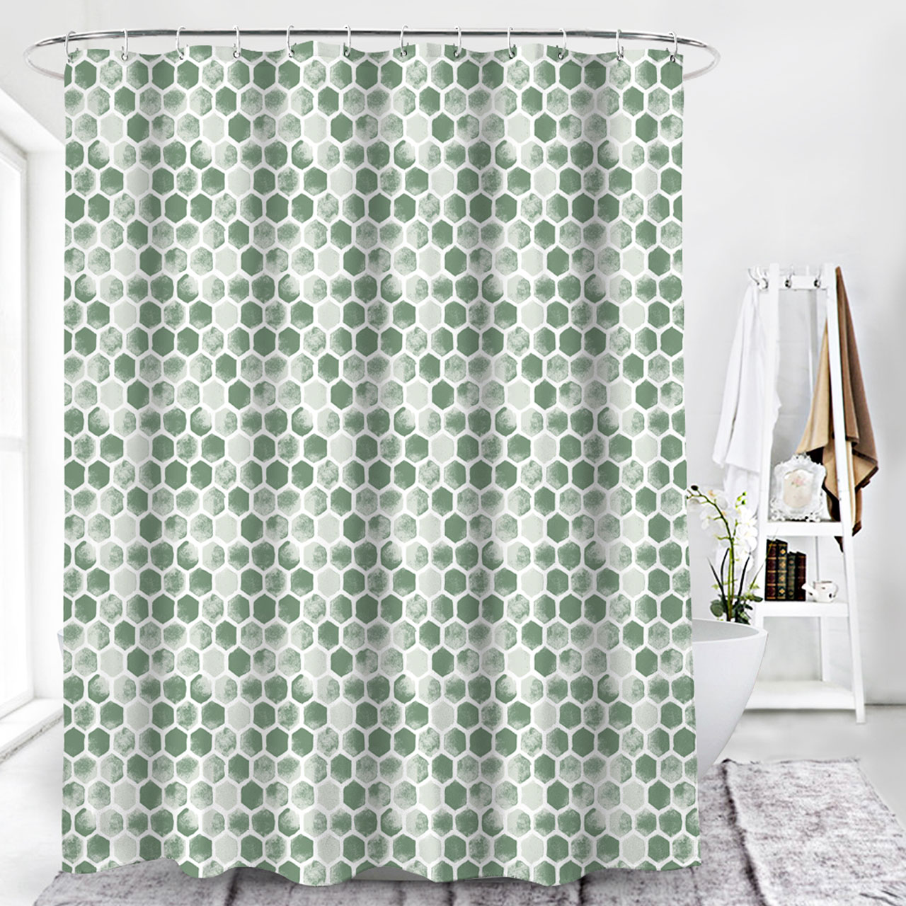 Duschy Shower curtain Facett - 2