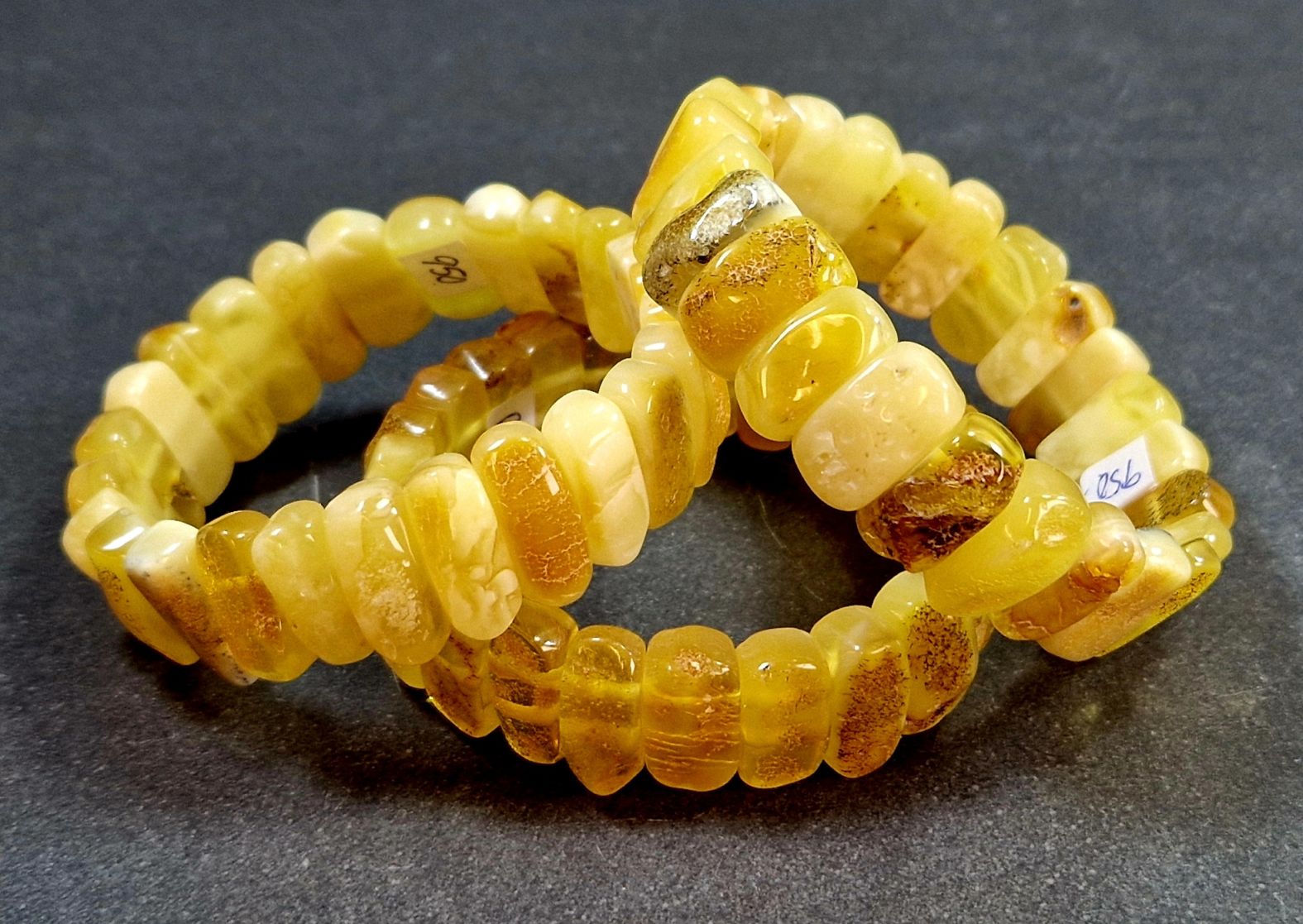 Gul Bärnsten Armband