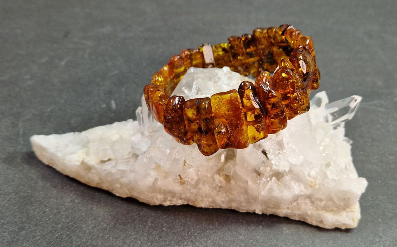 Brun Bärnsten Armband