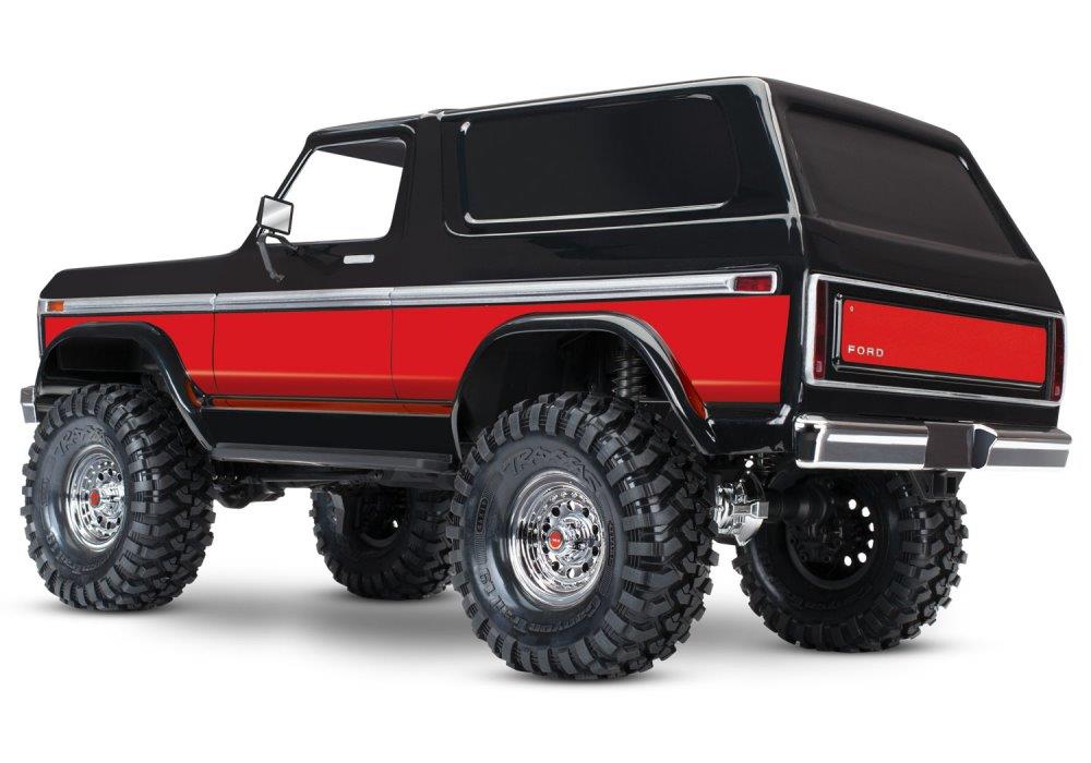Traxxas TRX-4 Ford Bronco Ranger XLT Crawler RTR Clipless Röd - 3