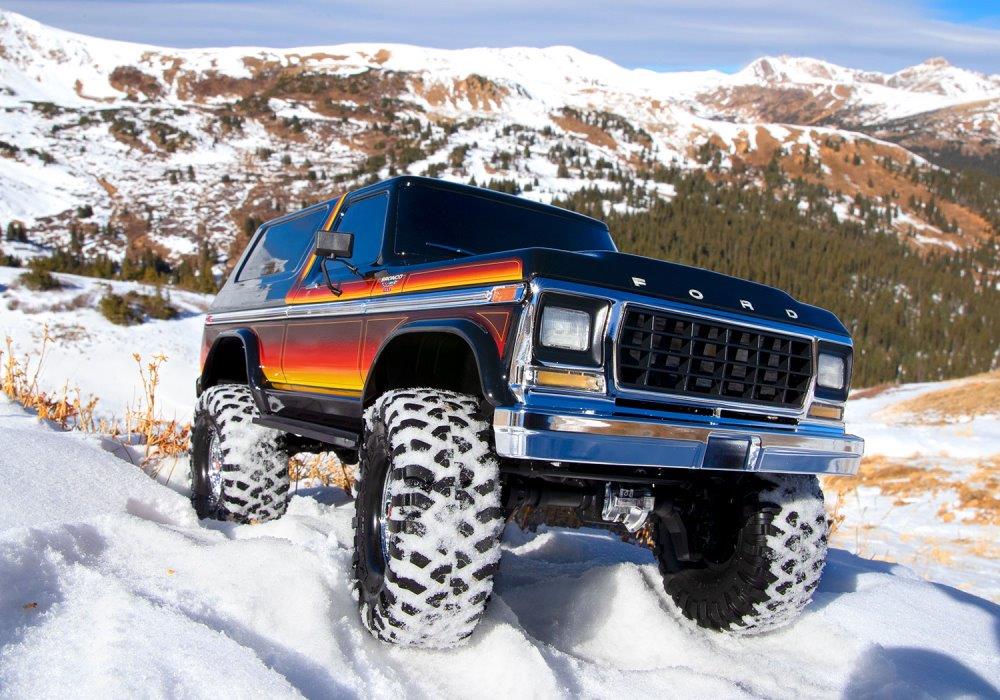 Traxxas TRX-4 Ford Bronco Ranger XLT Crawler RTR Clipless Sunset - 12