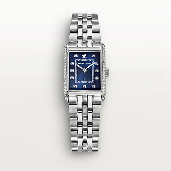 H&B Gala Pavé, Silver & Navy Blue