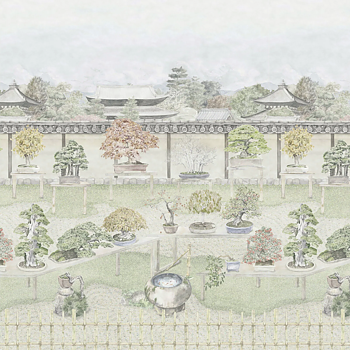 TAPET BONSAI GARDEN, POWDER