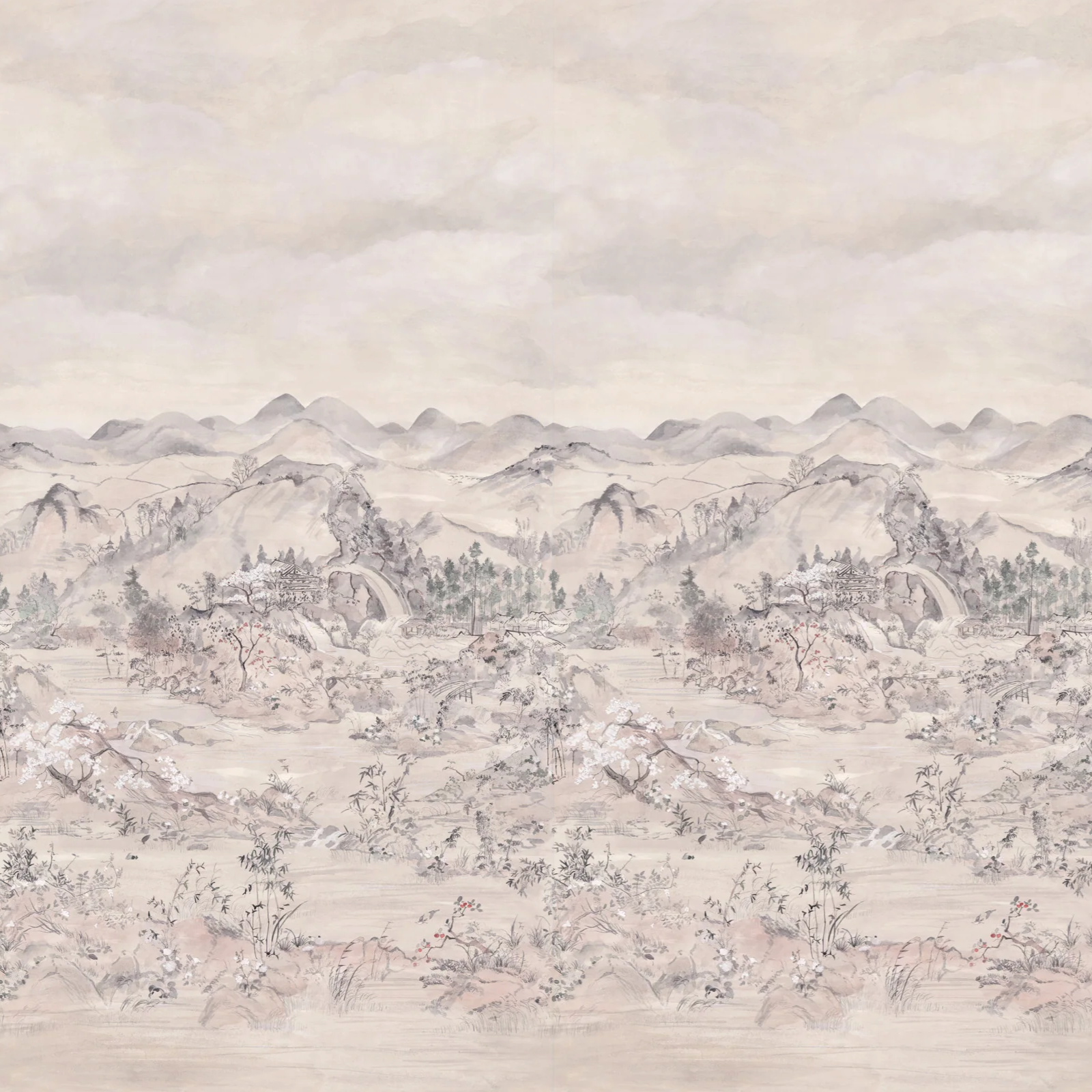 TAPET JAPANESE CHINOSERIE, Pink Opal