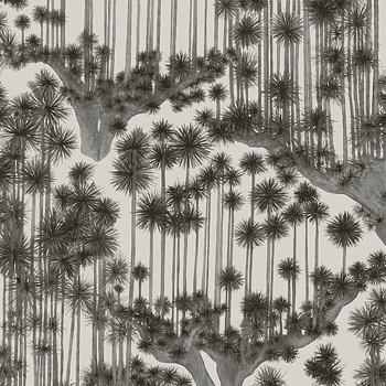 TAPET JAPANESE WOODS, Charcoal