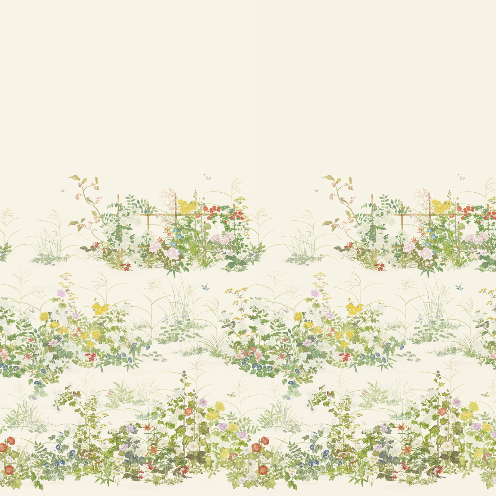 TAPET SCENIC FLORA, Natural White - 2