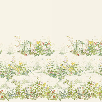 TAPET SCENIC FLORA, Natural White