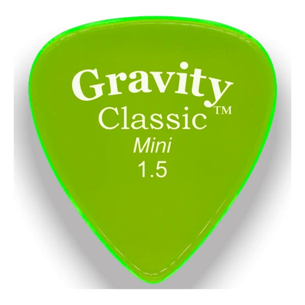 Gravity Picks GCLM15M Classics Mini Jazz 1.5 mm Master Finish