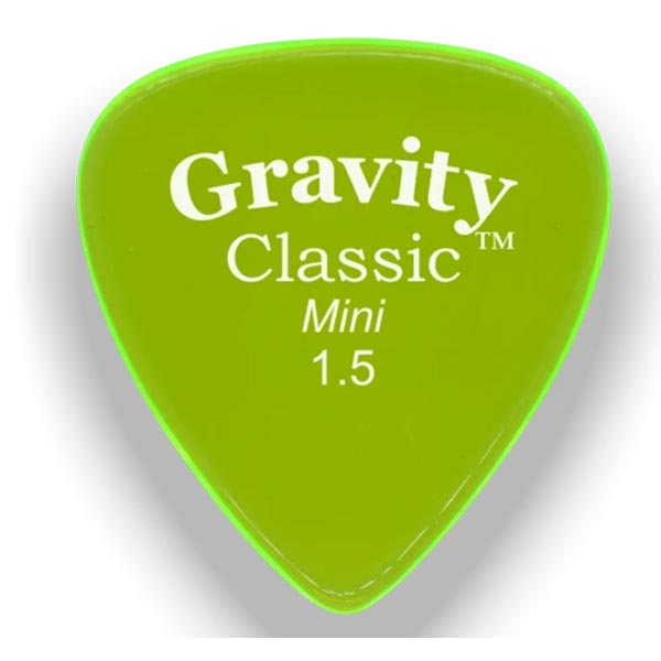 Gravity Picks GCLM15P Classics Mini Jazz 1.5 mm Polished
