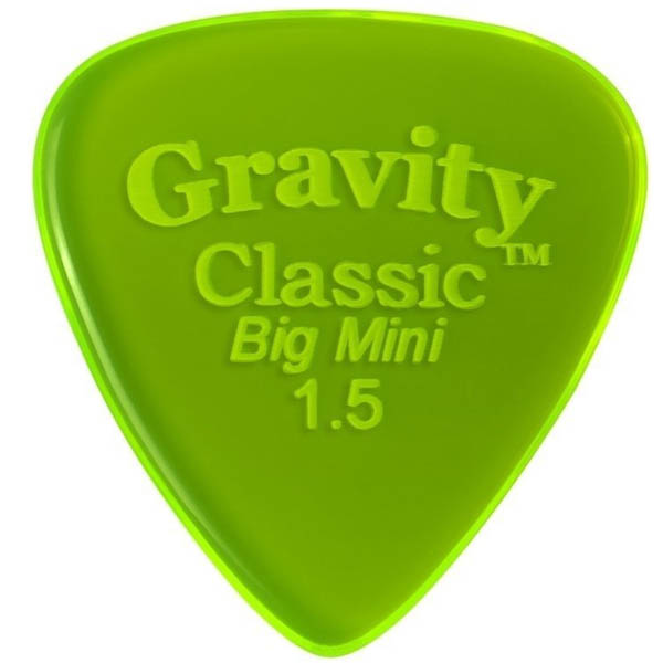 Gravity Picks GCLB15M – Classics Big Mini 1.5 mm Master Finish