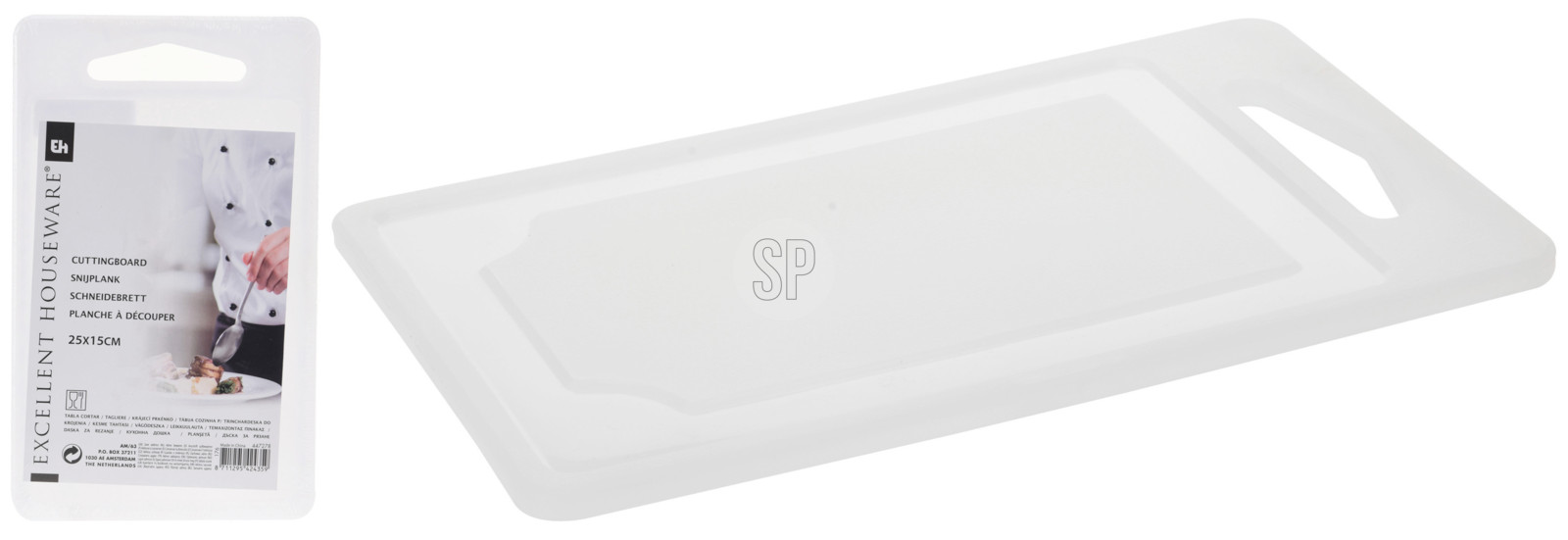 Skärbräda 25x15x0,7cm