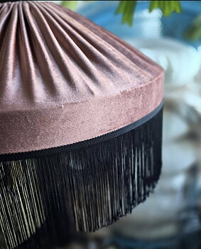 Taklampa Frans 50 - Dusty Rose/Svart