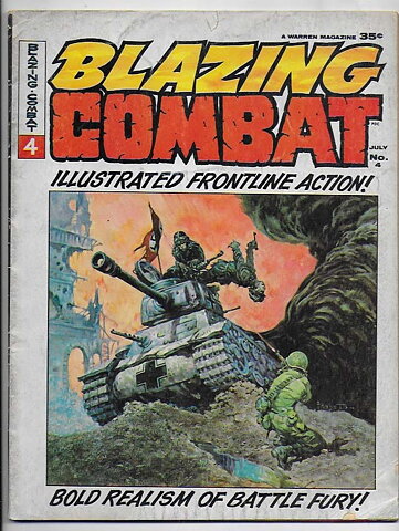 Blazing Combat # 4 GD/VG