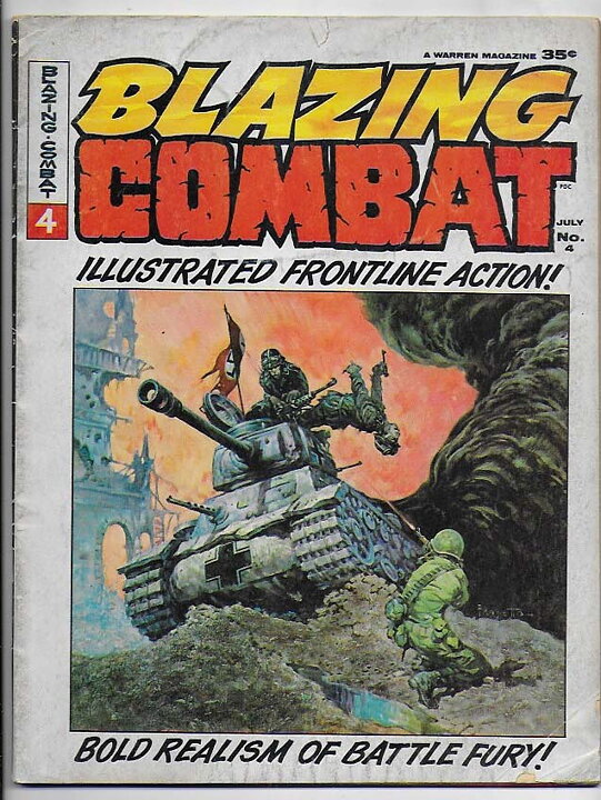 Blazing Combat # 4 GD/VG
