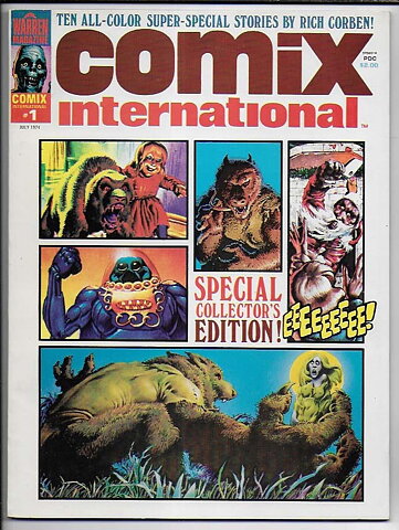 Comix International # 1 VF+ 1st Issue Richard Corben